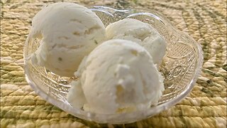 Creamy lemon ice cream/without emulsifying
