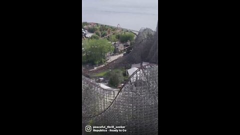 Steel Vengeance Aerial View 4K 24FPS