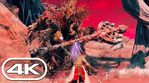 Elden Ring - Putrid Avatar Boss Fight (4K HDR 60FPS)