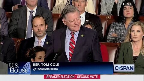 Rep. Tom Cole Nominates Jim Jordan To Be The Next Speaker Of The House