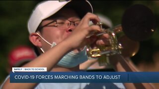 High school marching bands feel impact of pandemic heading into football season