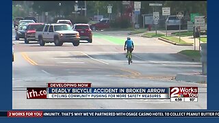 Deadly bicycle accident in Broken Arrow