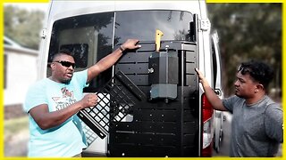 Aluminess BackPack Upgrade Install 2020 Ford Transit Van With Typhoon Adobo