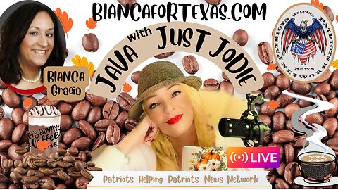 Ep 293 Java with Just Welcomes Bianca for Texas! Candidate for State Representative!