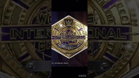 A WWE Women’s IC Title Belt? #shorts