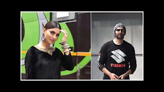 Urvashi Rautela & Kartik Aaryan Snapped In The City