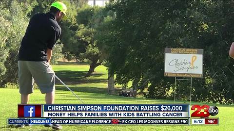 Christian Simpson Foundation raises $26,000 for children battling cancer