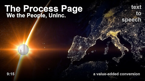 Process, The - We the People, UnInc.