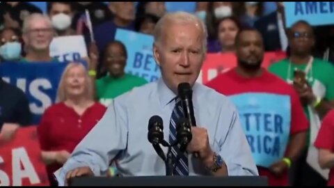 Biden admits the election was stolen