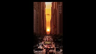 #1 Manhattanhenge ! New York City's Breathtaking Sunset Alignment - A Must-See Phenomenon!