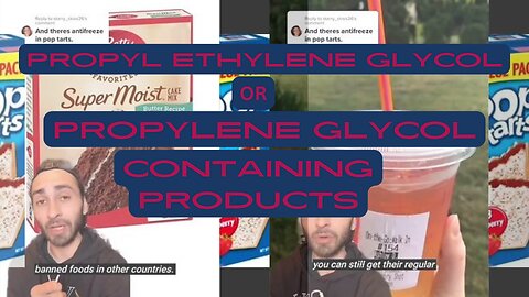 STAY AWAY BRANDS AND PRODUCTS THAT'S POISONING YOU - PROPYLENE GLYCOL