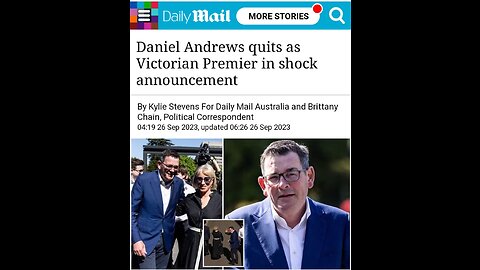 Dan Andrews resignation celebration