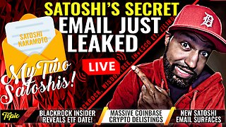 Newly Found Satoshi Email Leaked! | Massive CB Delistings Coming | Blackrock Insider Prediction