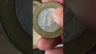 Yucatan 100 Peso Silver Coin, Amazing Silver Circulating Money From Mexico #coincollecting #coin