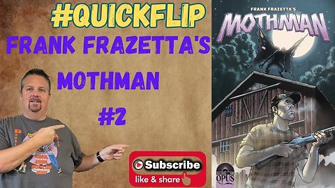 Frank Frazetta's Mothman #2 Opus #QuickFlip Comic Review Tim Hendrick,Andrea Mutti #shorts