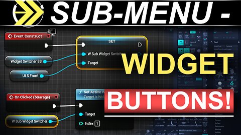 Unreal5 Blueprints: Sub-Menu-Button (Widget-Switcher!)