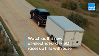 Ford All-Electric F-150 Test Footage