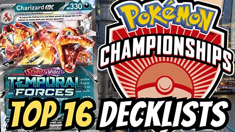 Top 16 Decklists in EUIC 2600+ Players Tournament | Pokemon TCG Tournament Results