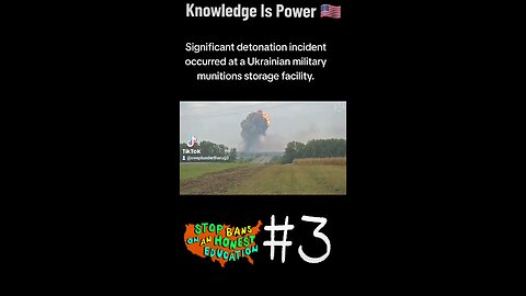 A significant explosion occurred at a Ukrainian military ammunition storage facility.