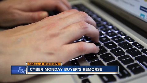 Getting a refund on regretful Cyber Monday purchases