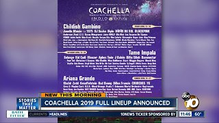 Coachella 2019 lineup released