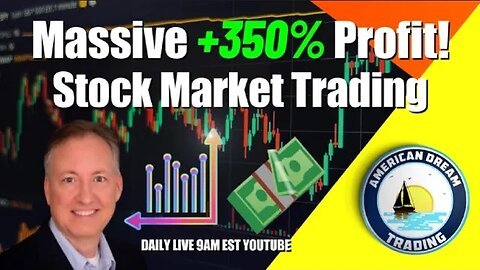 Massive +350% Profit - VIP Members Stock Market Trading Success