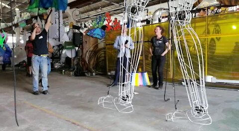 SOUTH AFRICA - Cape Town - Cape Town Carnival Preparation Workshop (Video) (AX2)