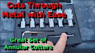 Cuts Through Metal with Ease - Great Set of Annular Cutters