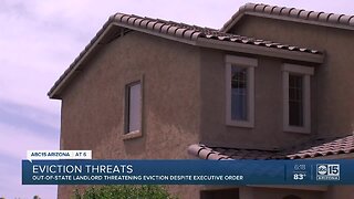 Landlord threatens eviction despite executive order