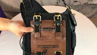 WoneNice fashion, canvas, shoulder, sling style, messenger bag review