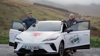 4 Welsh football fans set off on 5,000-mile journey to the World Cup in an Electric car.