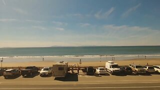 View of the Channel Islands from the Amtrak Coast Starlight