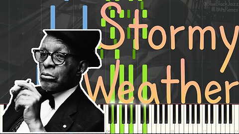 Willie "The Lion" Smith - Stormy Weather 1939 (Stride Piano Synthesia)