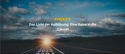 Beitrag vom 4.11.2023 - Das Licht der Aufklärung: Eine Reise in die Zukunft