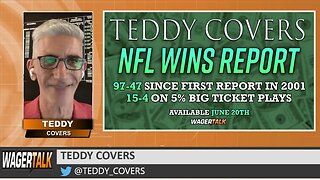 🏈 Teddy Covers 2023 NFL Season Wins Report | 97-47 Since First Report in 2001 - WagerTalk Promotion