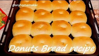 Baked Donuts Bread Recipe | How To Bake Doughnuts | Glory Homemaker