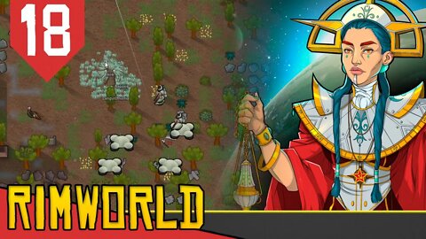 Perdendo COLONO, COLUNA e Ficando DOENTE - Rimworld Socialismo Transhumanista #18 [Gameplay PT-BR]