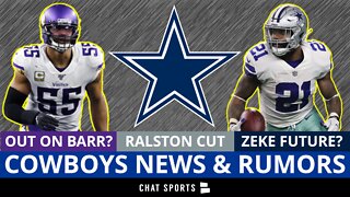 Cowboys Cut Nick Ralston + Ezekiel Elliott Comments On Future | Cowboys News & Rumors
