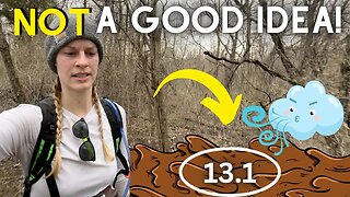 Braving Wild Weather While RVing At Alum! 🌪⛈😯(Trail Race)