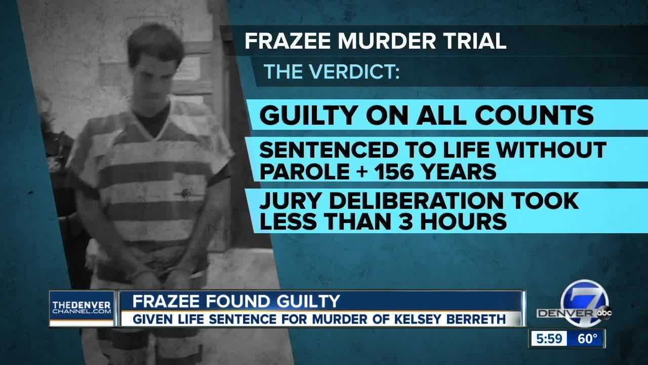 Jury finds Patrick Frazee guilty of murdering fiancée Kelsey Berreth last Thanksgiving