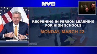 High Schools to Reopen in New York City