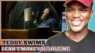 Teddy Swims - I Can't Make You Love Me (Cover)👌| Reaction