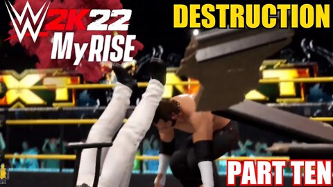 WWE 2K22 MYRISE PART 10 - NXT BREAKOUT TOURNAMENT! TITLE DEFENSES AND OPEN CHALLENGES