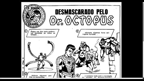 Homem Aranha - (1ª Série Nº 08) Pt.01 Desmascarado Pelo Dr. Octopus [P. o V. Caso Não Consiga Ler]