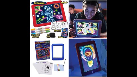 3D Magic Drawing Pad, Learning & Education Writing Tablet, Spark Kid's Activities