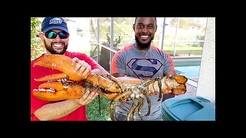 COOKING MASSIVE 15lb LOBSTER! MUKBANG cc by Joey Slay Em 🦞🦞