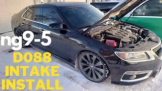 Saab NG9-5 D088 Intake install