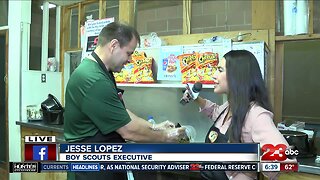 Boy Scouts Baked Potato Booth at Kern County Fair