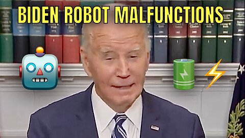 Biden’s Batteries COMPLETELY Drained today 🪫
