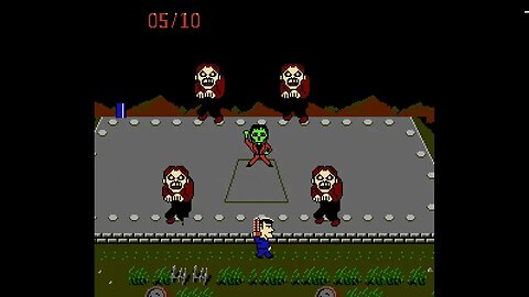 Evil Dead: Ash lives! Stage 1 Gameplay NES Romhack Made by Crying Onion